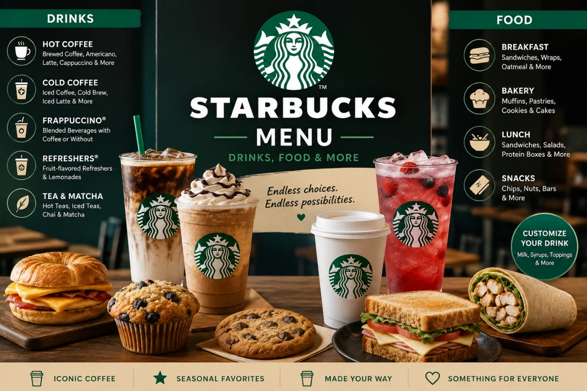 starbucks menu