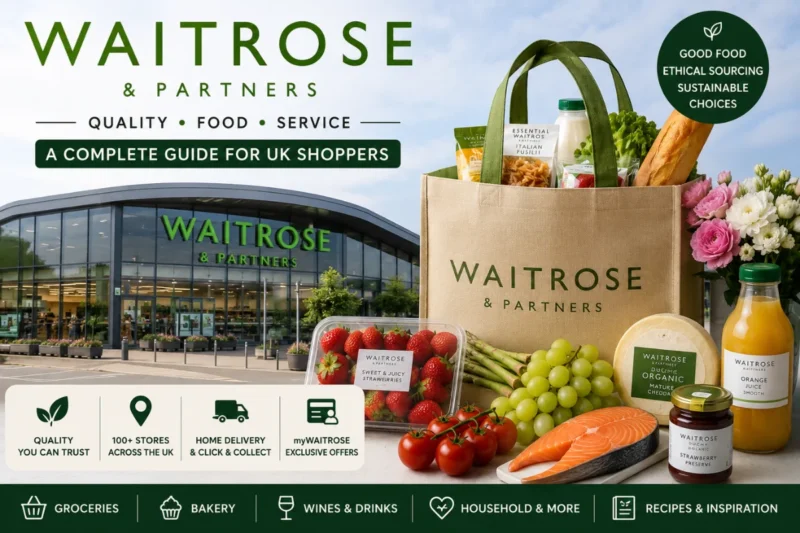 Waitrose: A Complete Guide to the UK Supermarket, Products, Offers and Online Shopping